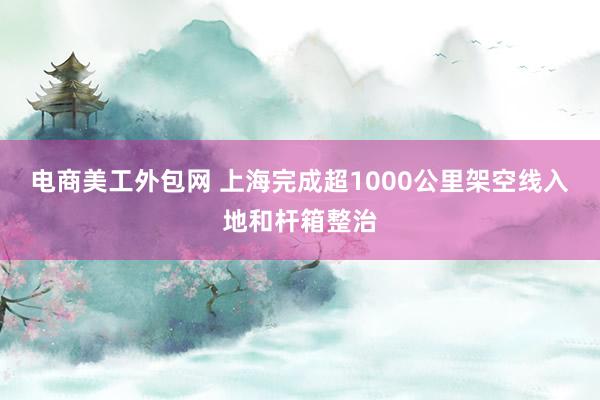 电商美工外包网 上海完成超1000公里架空线入地和杆箱整治